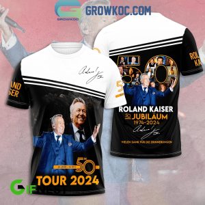 Roland Kaiser 50 Jubilaum 1974-2024 Tour True Fan Hoodie T-Shirt