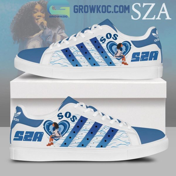SZA Kiss SOS Stan Smith Shoes