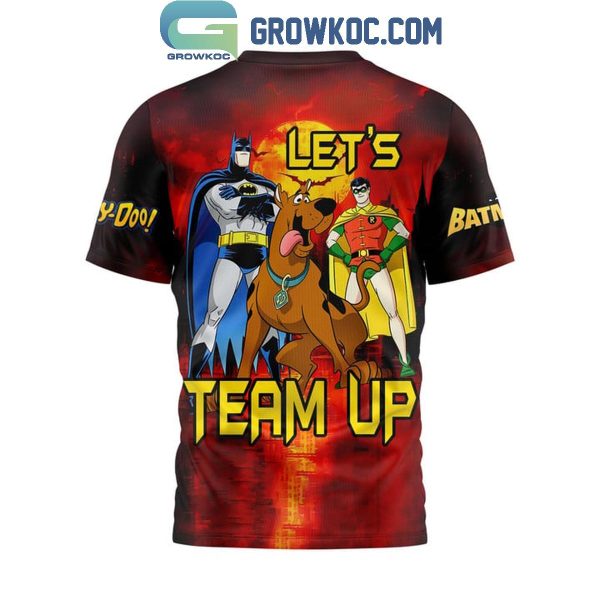 Scooby Doo Batman Robin Let’s Team Up Hoodie T-Shirt