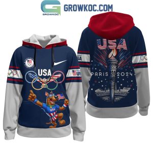 Scooby Doo Captain America Team USA Olympic Paris 2024 Hoodie T Shirt