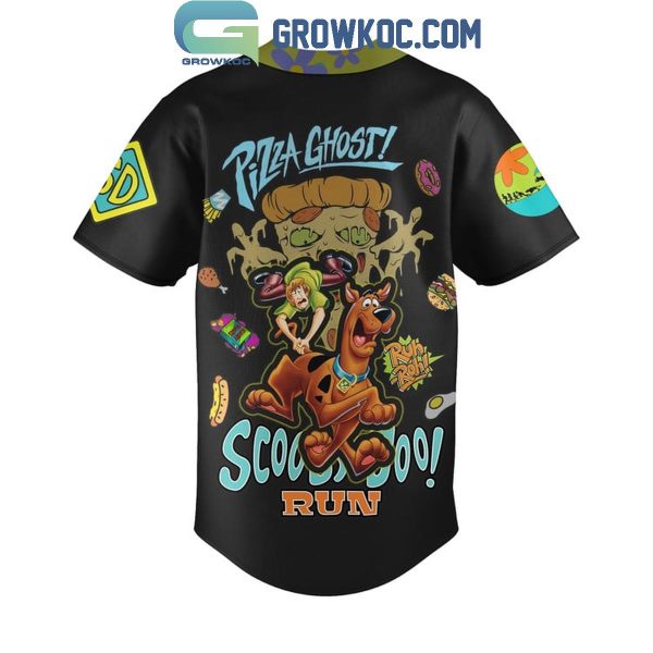 Scooby Doo Pizza Ghost Scooby Doo Run Personalized Baseball Jersey