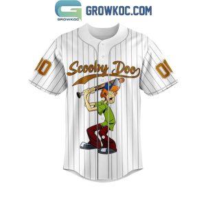 Scooby Doo Playing Baseball Personalized Baseball Jersey