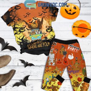 Scooby Doo Where Are You Halloween Hunting Fleece Pajamas Set