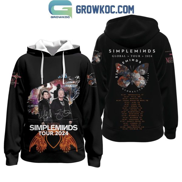 Simple Minds 2024 Global Tour Hoodie T-Shirt