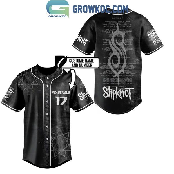 Slipknot Pulse Of The Maggots Personalized Baseball Jersey