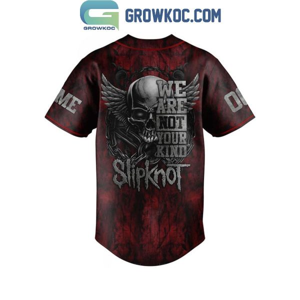 Slipknot We Are Not Your Kind Fan Personalized Baseball Jersey