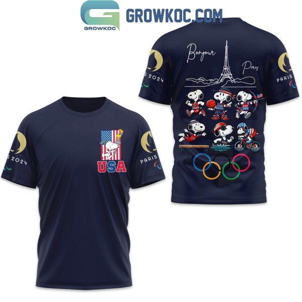 Snoopy Olympic Paris 2024 Hoodie T-Shirt