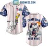 Journey Strangers Waitin’ Up And Down Fan Personalized Baseball Jersey