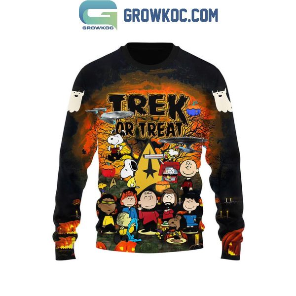 Snoopy Star Trek Or Treat Fan Celebration Halloween Hoodie T-Shirt
