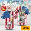 Looney Tunes Untied States Olympic Team Paris Personalized Baseball Jersey