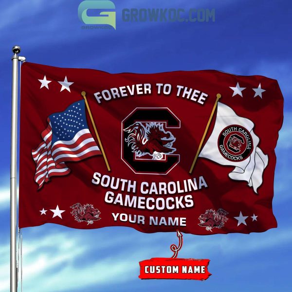 South Carolina Gamecocks Forever To Thee 2024 Personalized Flag