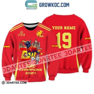 Spain Champions Euro 2024 King Of Europe Personalized Hoodie T-Shirt