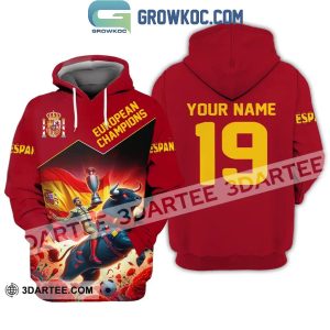 King Of Europe Spain Champions Euro 2024 Personalized Hoodie T-Shirt
