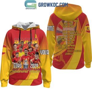 Spain National Team Euro 2024 Champions Personalized Hoodie T-Shirt