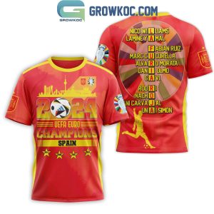 Spain National Football Team Champions Euro 2024 Hoodie T-Shirt