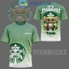 Star Wars Baby Yoda It?s Starbucks Time Hoodie T Shirt