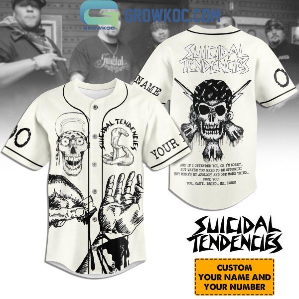 Suicidal Tendencies And If I Offended You Oh I’m Sorry Personalized Baseball Jersey