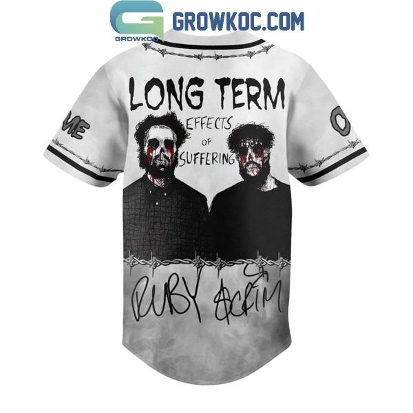 Suicideboys Long Term Effects Of Suffering Personalized Baseball Jersey