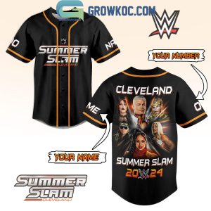 SummerSlam WWE 2024 Cleveland Personalized Baseball Jersey