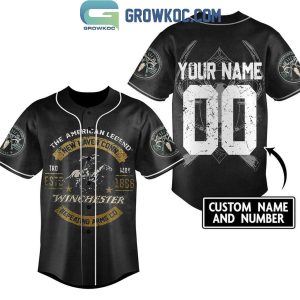 Supernatural The American Legend Winchester Personalized Baseball Jersey