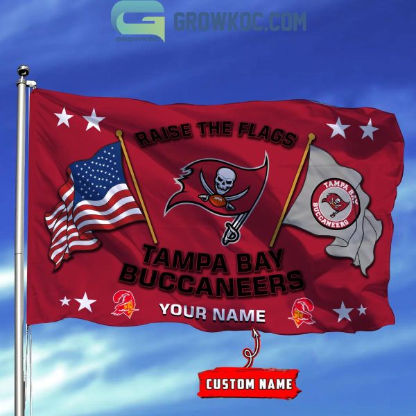 Tampa Bay Buccaneers Raise The Flags 2024 Personalized Flag