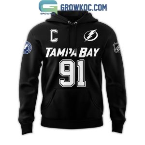 Tampa Bay Lightning Captain Steven Stamkos Fan Black Version Hoodie T-Shirt