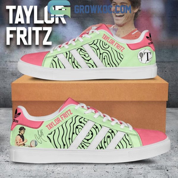 Taylor Fritz Wimbledon Tennis Championship 2024 Stan Smith Shoes