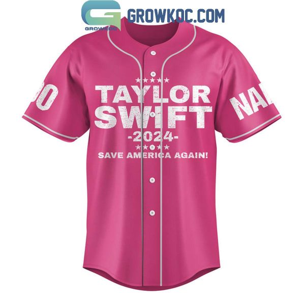 Taylor Swift For President 2024 Personalized Baseball Jersey