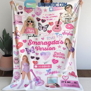 Taylor Swift Smaragda’s Version Swifties Fleece Blanket Quilt