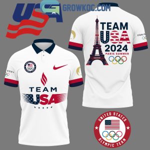 Team USA 2024 Paris Summer Olympic Polo Shirts