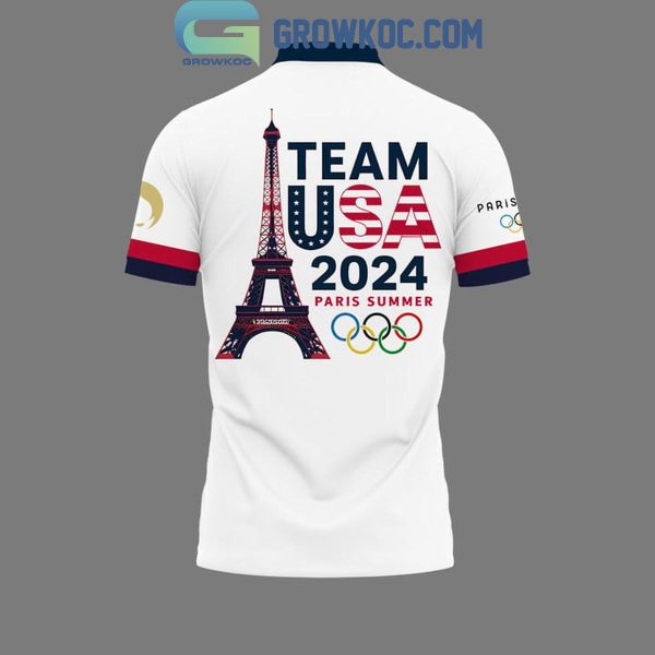 Team USA 2024 Paris Summer Olympic Polo Shirts