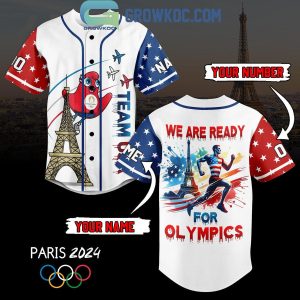 Team USA We Are Ready For Olympic Personalized Baseball Jersey