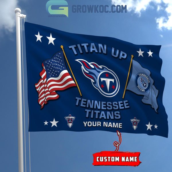 Tennessee Titans 2024 Titan Up Personalized Flag