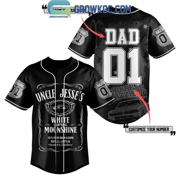 The Dukes Of Hazzard Uncle Jesse’s Personalized Baseball Jersey
