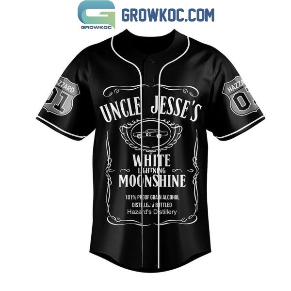 The Dukes Of Hazzard Uncle Jesse’s Personalized Baseball Jersey