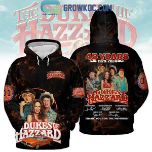 The Dukes Of Hazzard 45 Years Of The Memories From 1979 To 2024 Hoodie T Shirt