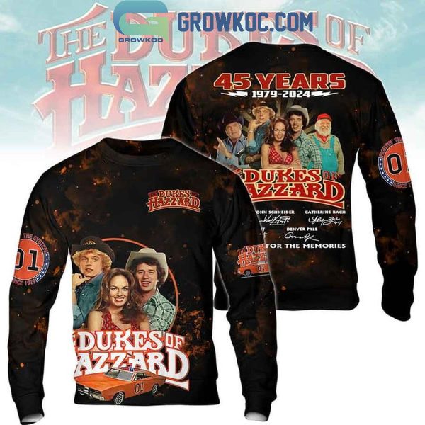 The Dukes Of Hazzard 45 Years Of The Memories From 1979 To 2024 Hoodie T Shirt