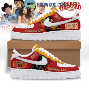 The Dukes Of Hazzard General Lee Air Force 1 Shoes