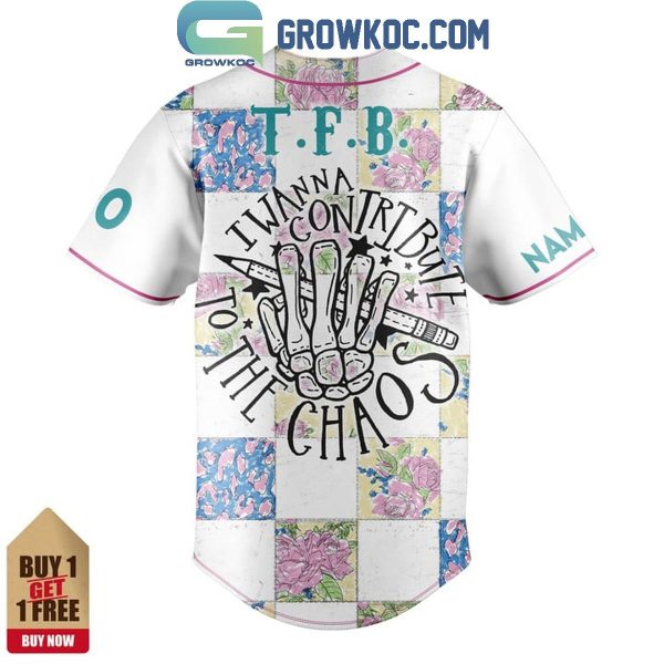 The Front Bottoms I Wanna Contribute The Chaos Personalized Baseball Jersey