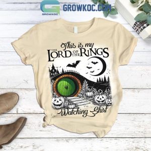 The Lord Of The Rings This Is My Watching Fleece Pajamas Set