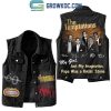 REO Speedwagon Live Every Moment Sleeveless Denim Jacket