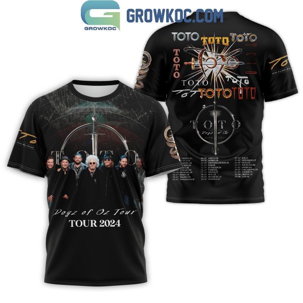 Toto Dogs Of Oz Tour 2024 Fan Hoodie T-Shirt