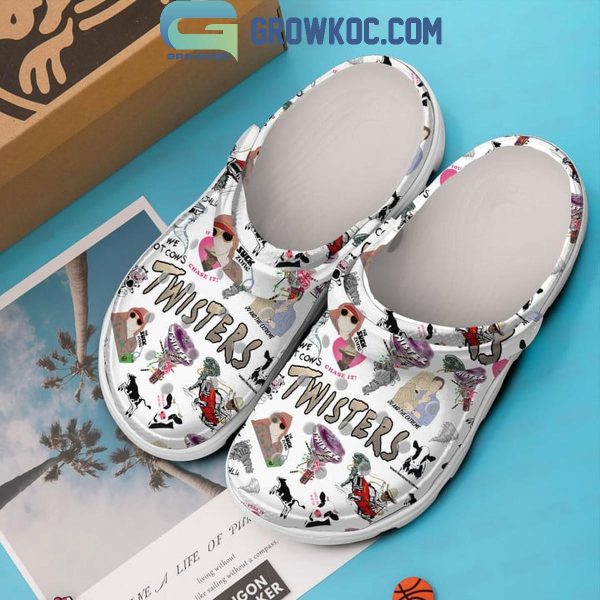Twisters Not My First Tornadeo White Design Crocs Clogs
