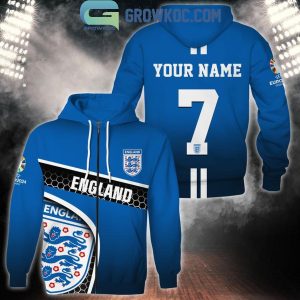 UEFA Euro 2024 England Football Team Fan Personalized Hoodie T-Shirt