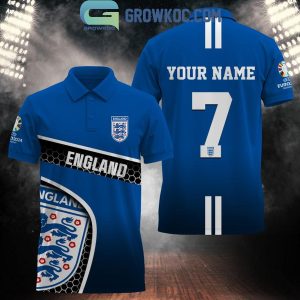 UEFA Euro 2024 England Football Team Fan Personalized Polo Shirts