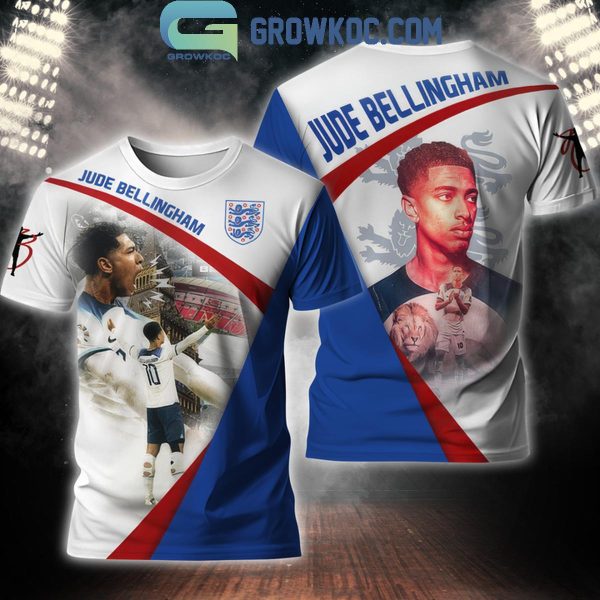 UEFA Euro 2024 England Football Team Jude Bellingham Hoodie T-Shirt