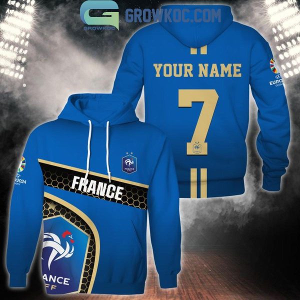 UEFA Euro 2024 France Football Team Fan Personalized Hoodie T-Shirt