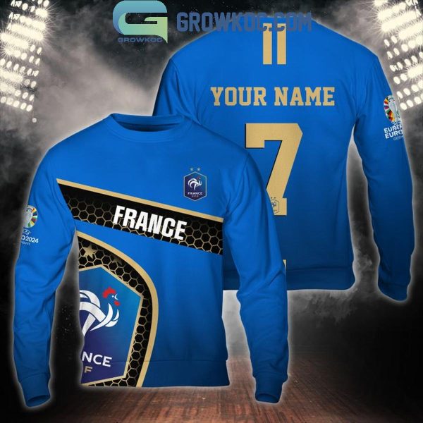 UEFA Euro 2024 France Football Team Fan Personalized Hoodie T-Shirt