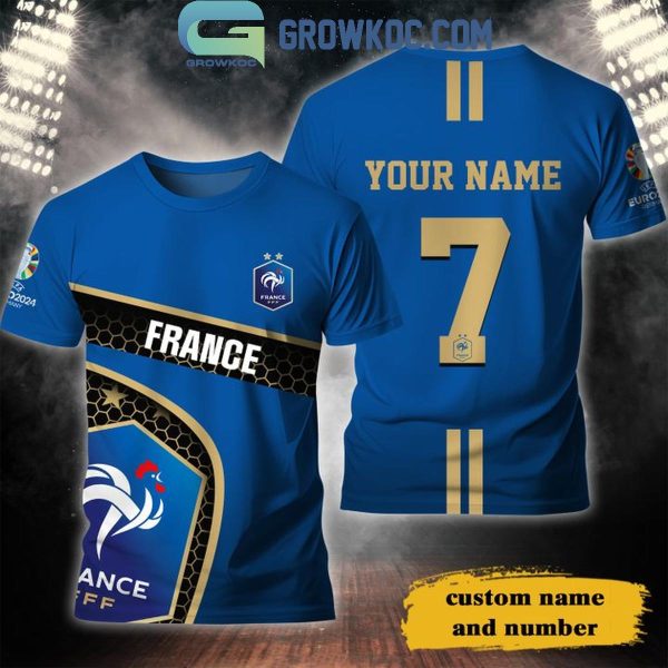 UEFA Euro 2024 France Football Team Fan Personalized Hoodie T-Shirt