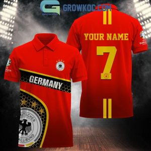 UEFA Euro 2024 Germany Football Team Fan Personalized Polo Shirts